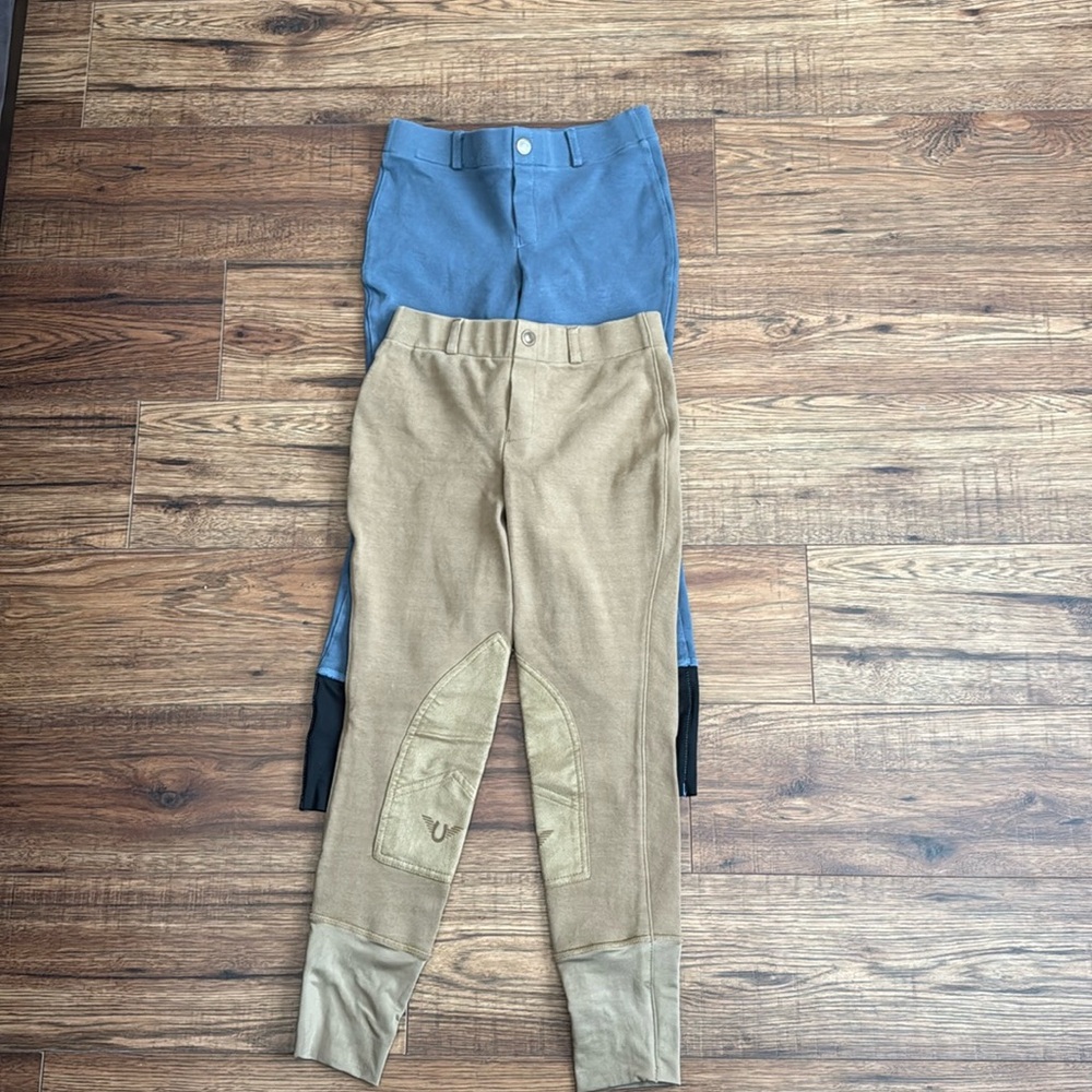 Youth English riding pants, 2 pairs, girls size 12, great condition